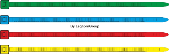 farbige kabelbinder aus polyamide pa 6.6 standard version
