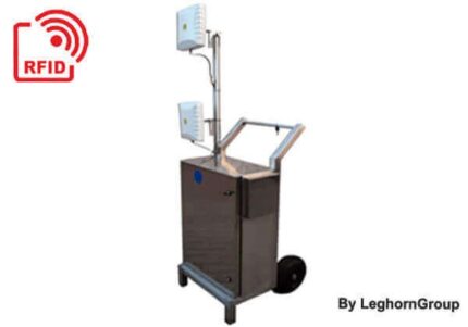 system reading writing rfid trolley