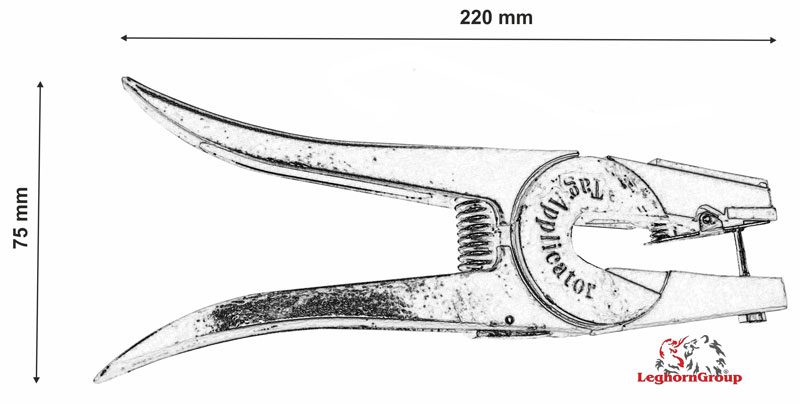 Zangen zum Anbringen von Ohrmarken bei Tieren