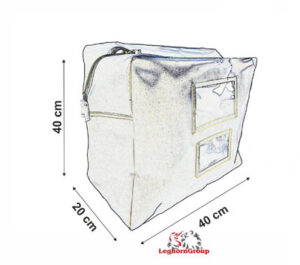 Hamburg Taschen für Geld oder Dokumente mit Oberöffnung, transparenten Taschen, nummerierten Siegeln und RFID