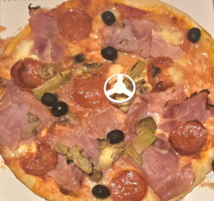 Abstandhalter für Pizza